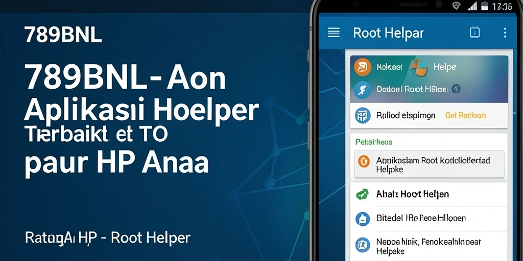 Tampilan antarmuka aplikasi Root Helper 789BNL yang intuitif dan modern.
