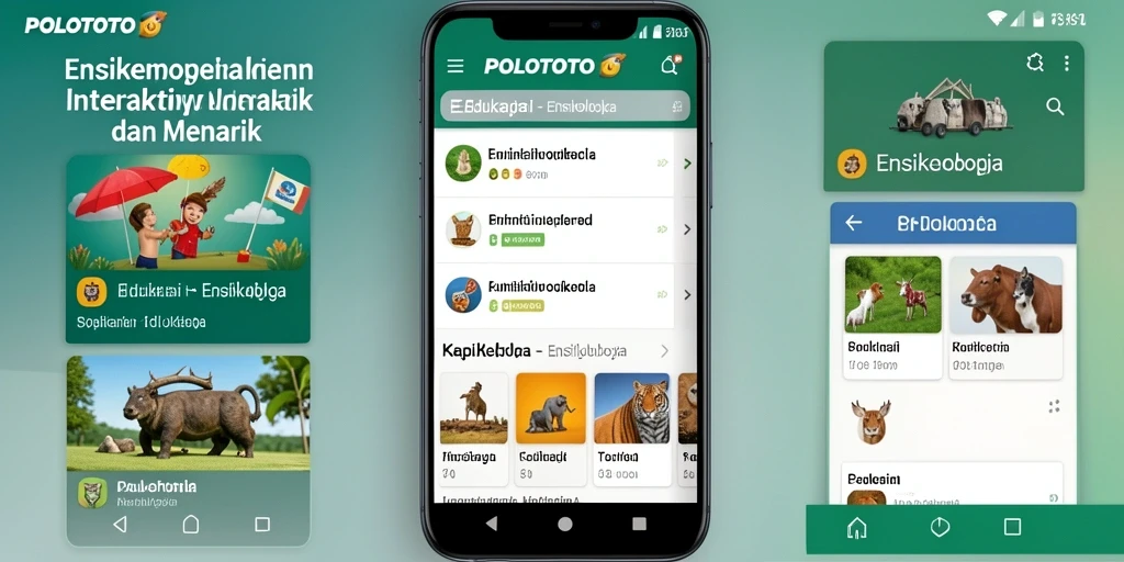 Antarmuka pengguna POLOTOTO yang menarik dan informatif.