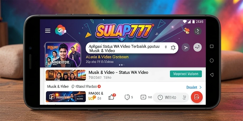Tampilan antarmuka SULAP777 yang menarik dan sederhana.